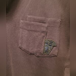 Versace Double Pocket Navy Polo! M